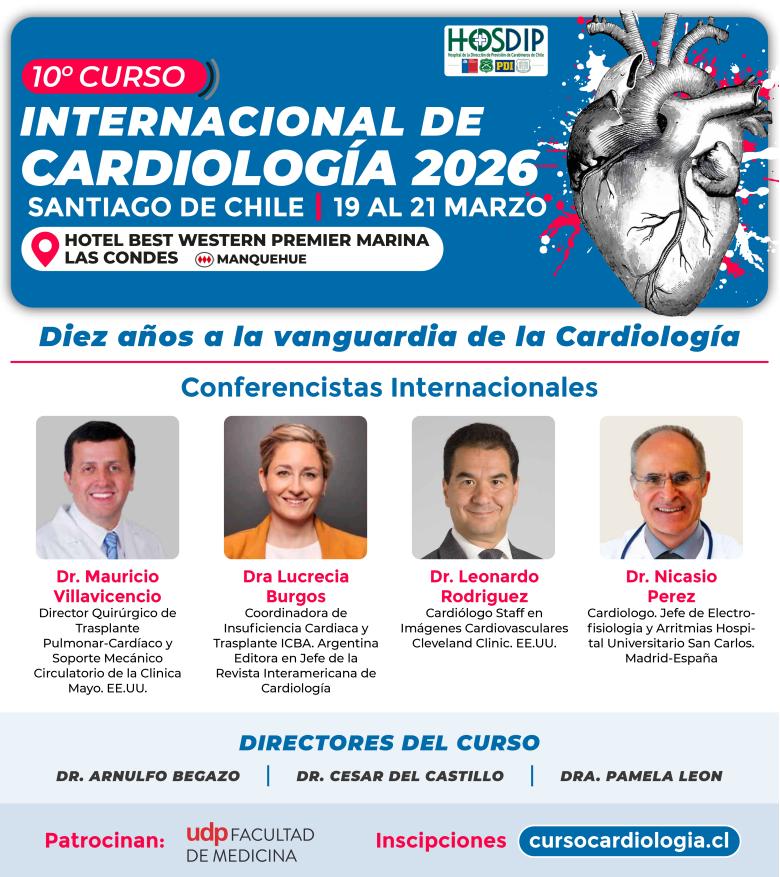 10° Curso Internacional de Cardiología, Hospital de la Dirección de Previsión de Carabineros de Chile, Dipreca